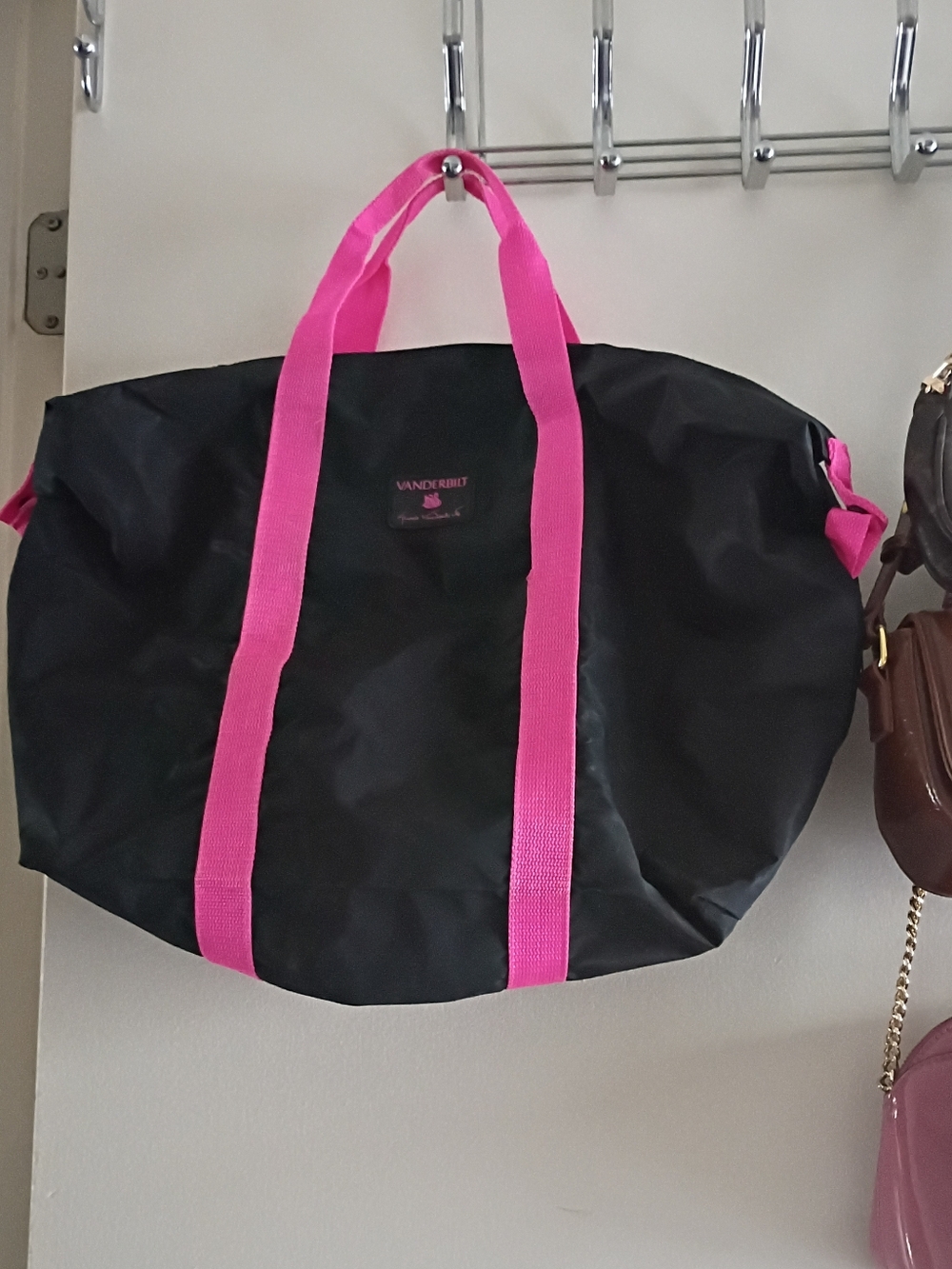 Gloria Vanderbuilt Duffel Tote Vintage 19802